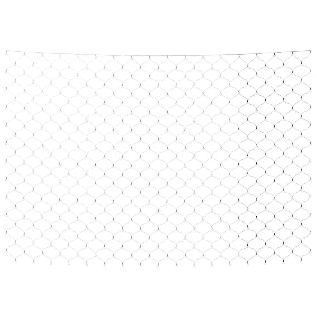 Luci di Natale Rete Bianco Freddo 3x2m 204 LED Interni Esterni
