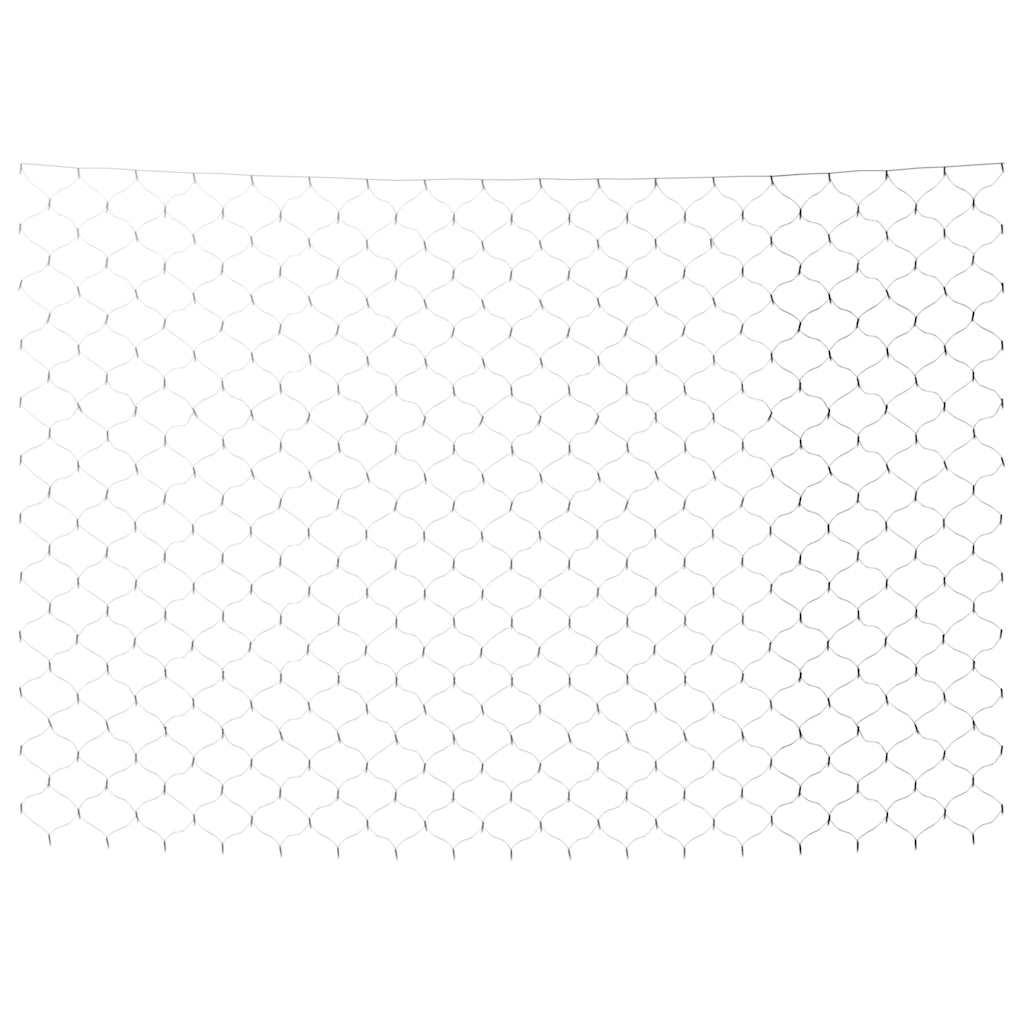 Luci di Natale Rete Bianco Freddo 3x2m 204 LED Interni Esterni