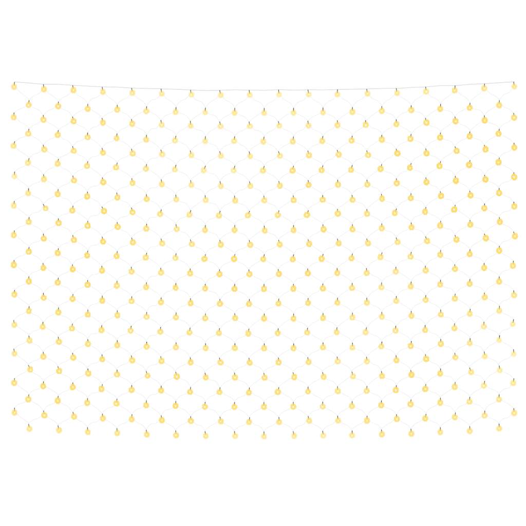 Luci di Natale Rete Bianco Caldo 3x3m 306 LED Interni Esterni