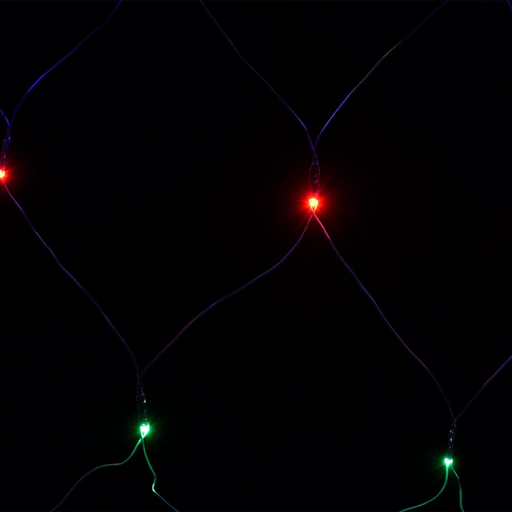 Luci di Natale a Rete Colorate 3x3m 306 LED Interni Esterni