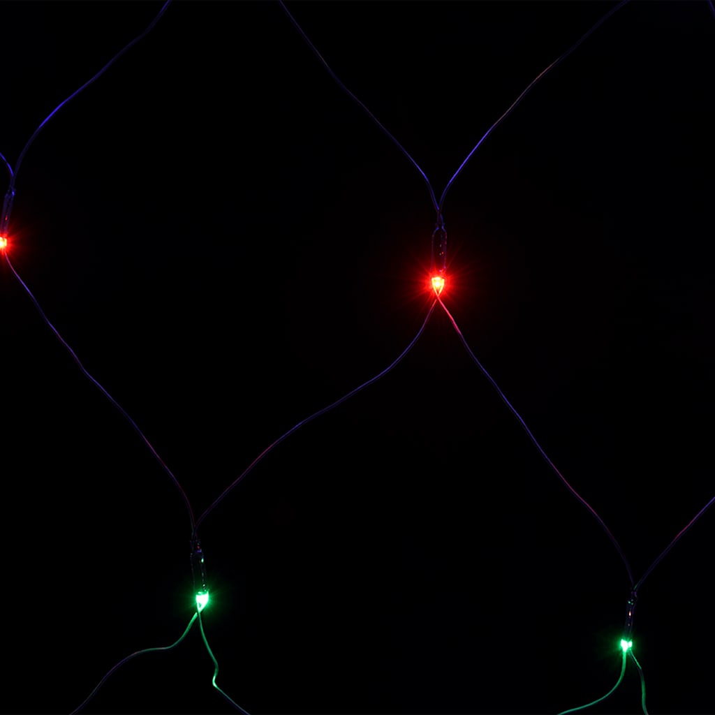Luci di Natale Rete Colorate 4x4m 544 LED Interni Esterni