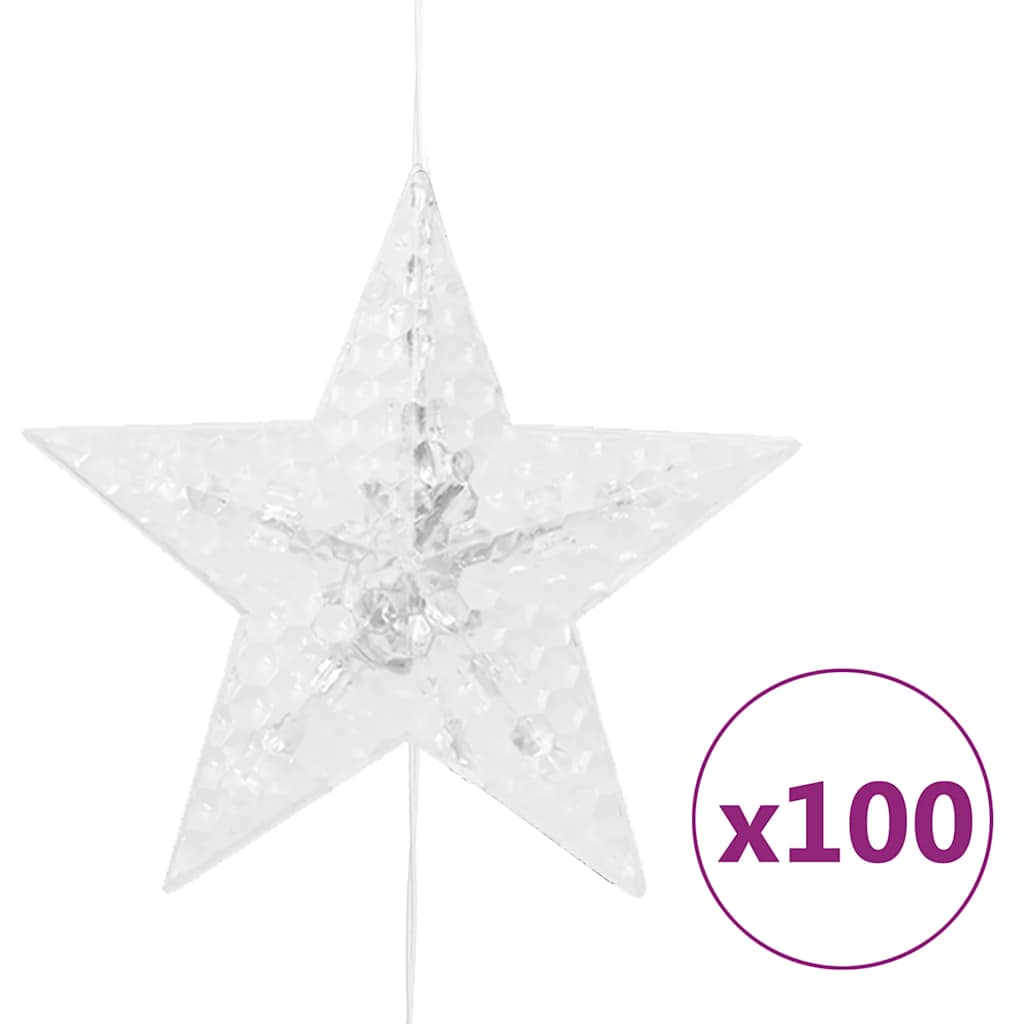 Luci Fatate a Stella a LED 500 LED Bianco Freddo 8 Funzioni