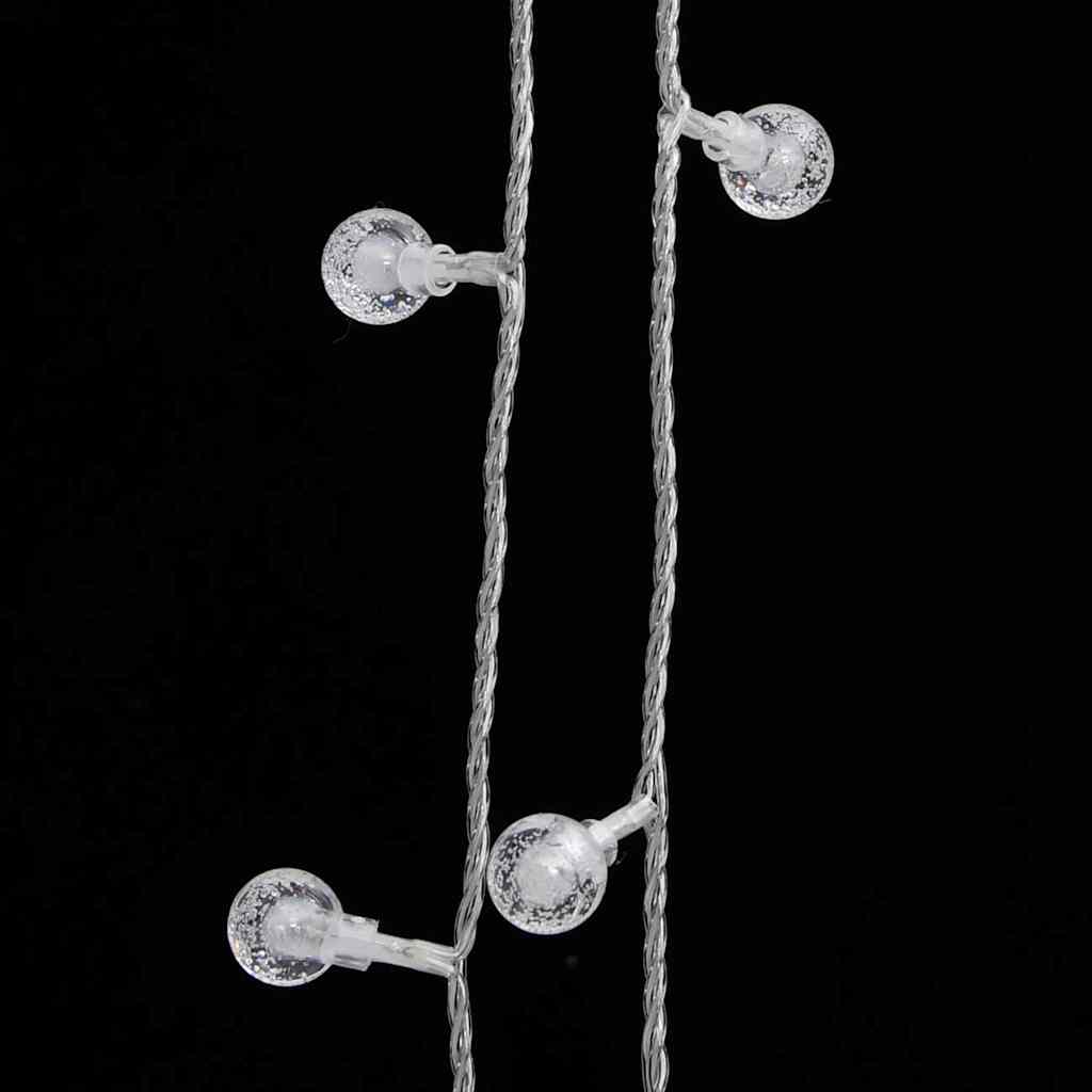 Filo Luci Fatate Sferiche 40m 400 LED Bianco Caldo 8 Funzioni
