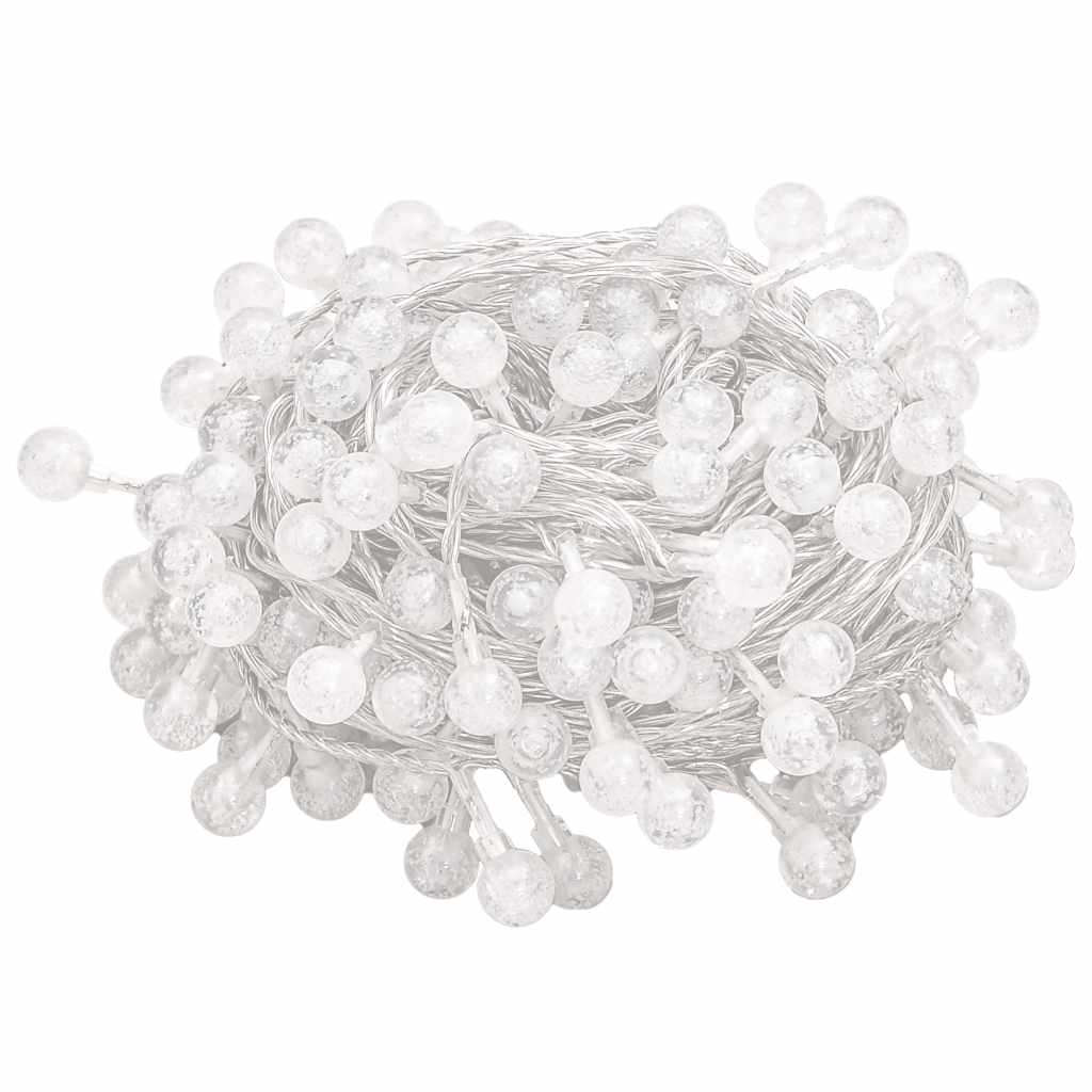 Filo di Luci Sferiche 40 m 400 LED Bianco Freddo 8 Funzioni
