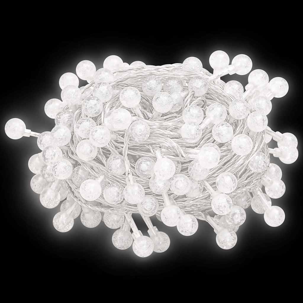 Filo di Luci Sferiche 40 m 400 LED Bianco Freddo 8 Funzioni