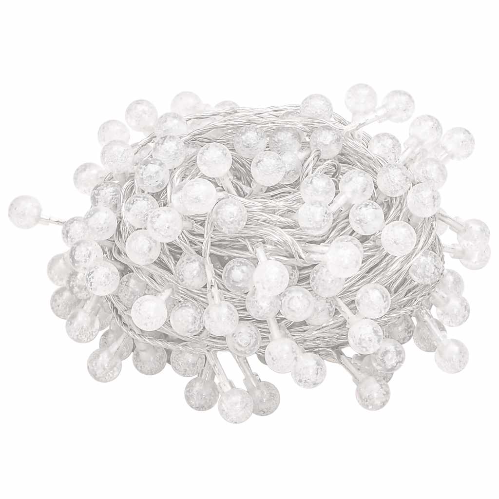 Filo di Luci Sferiche 40 m 400 LED Bianco Freddo 8 Funzioni