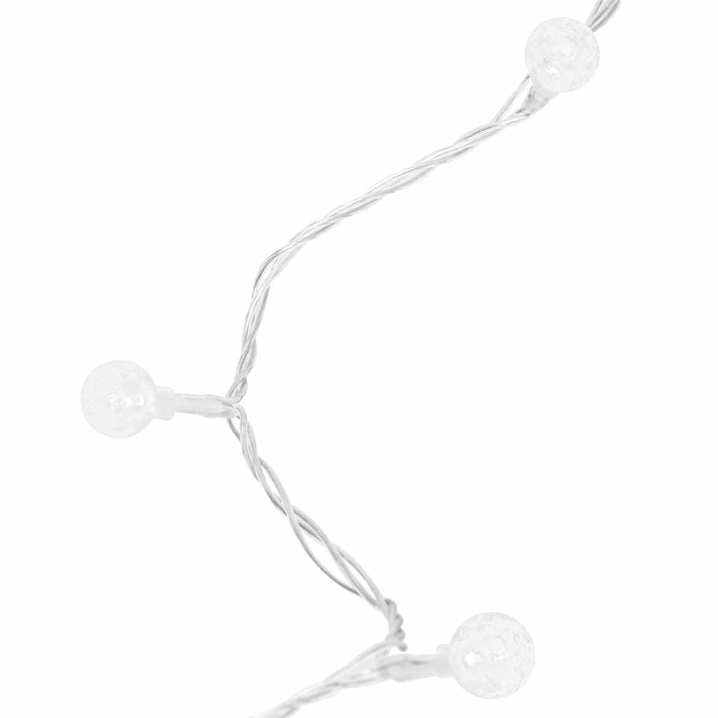 Filo di Luci Sferiche 40 m 400 LED Bianco Freddo 8 Funzioni