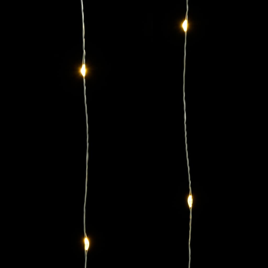 Micro Luci Fatate Sferiche 40m 400 LED Bianco Caldo 8 Funzioni