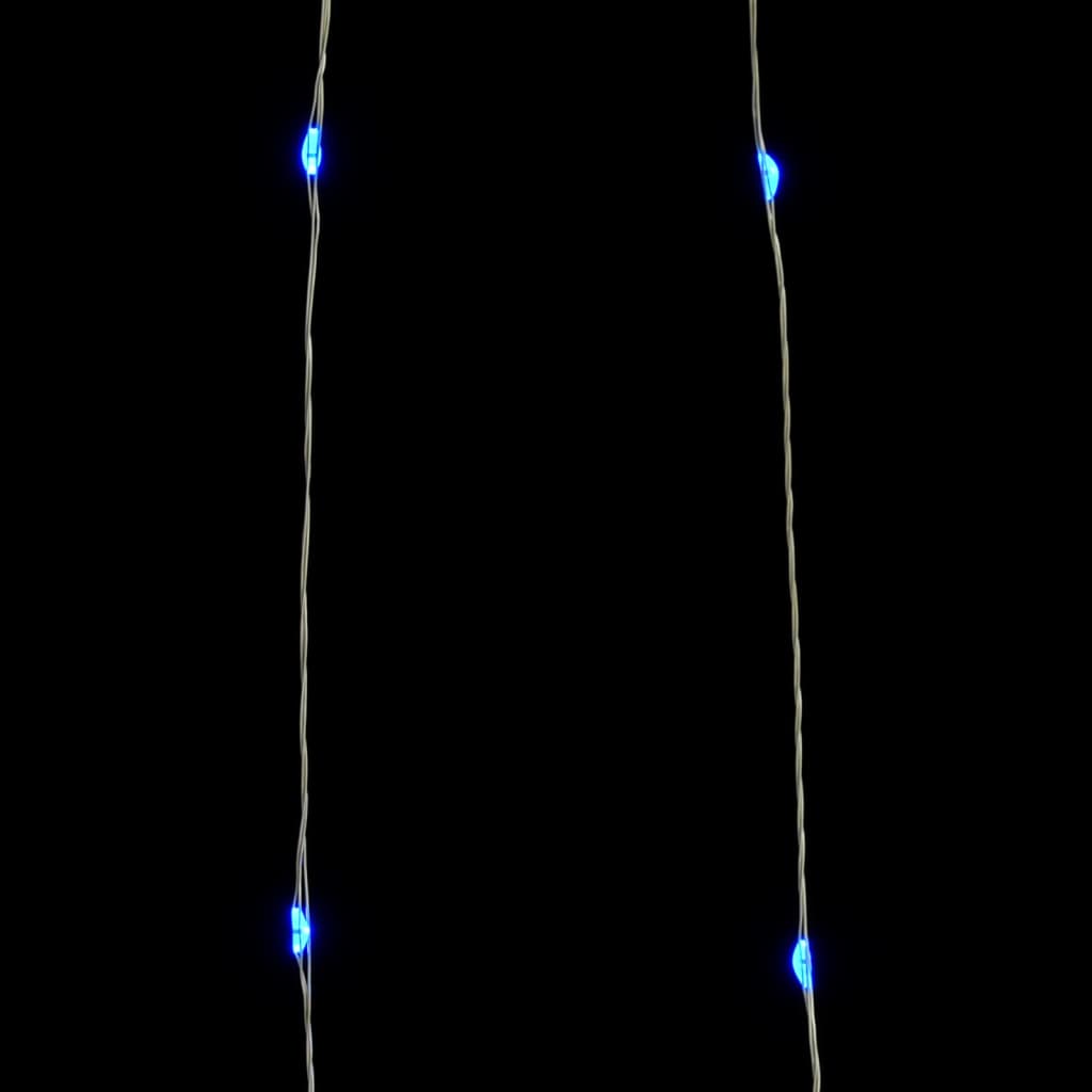 Filo di Micro Luci Fatate Sferiche 40m 400 LED Blu 8 Funzioni