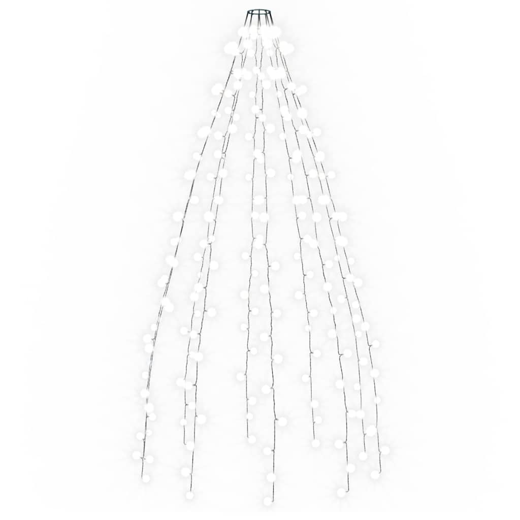 Rete di Luce per Albero di Natale 210 LED Bianco Freddo 210 cm