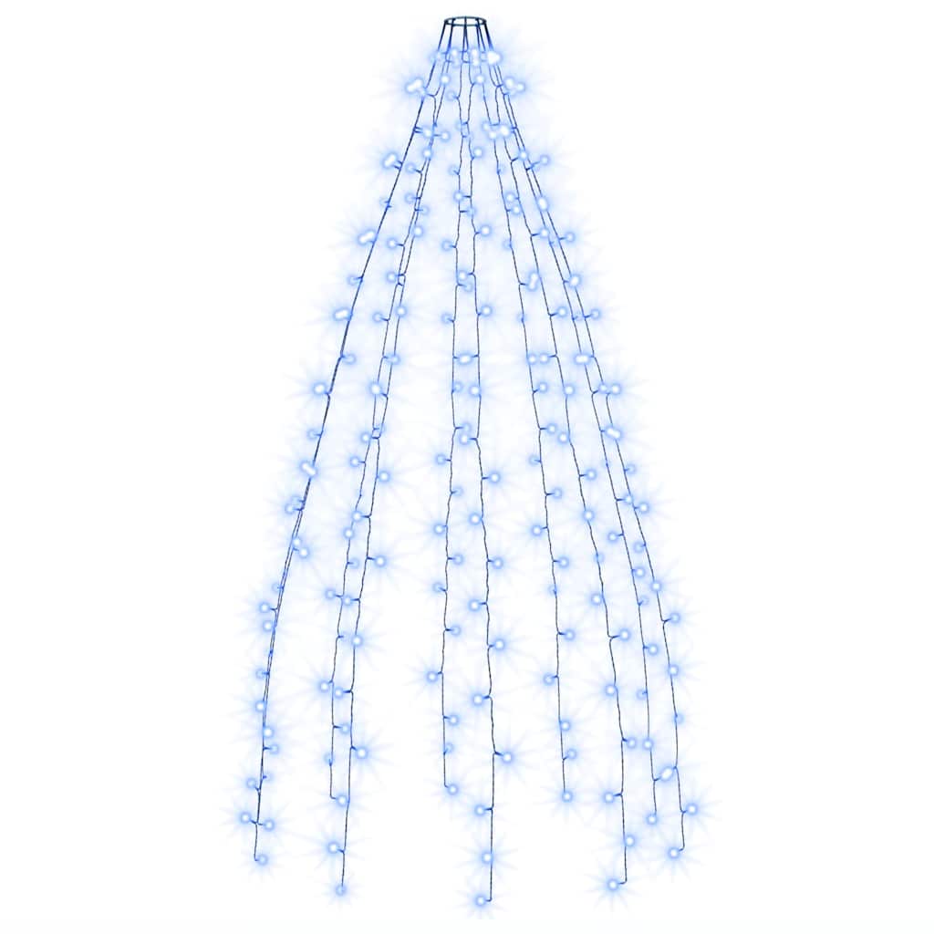 Rete di Luce per Albero di Natale 210 LED Blu 210 cm