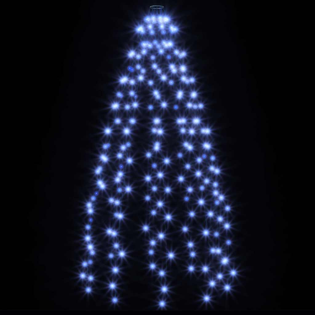 Rete di Luce per Albero di Natale 210 LED Blu 210 cm