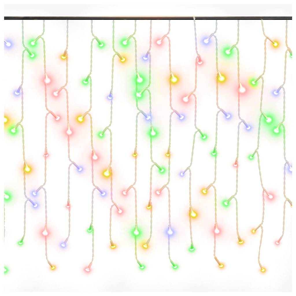 Luci a Ghiaccioli a LED 10 m 400 LED Colorati 8 Funzioni