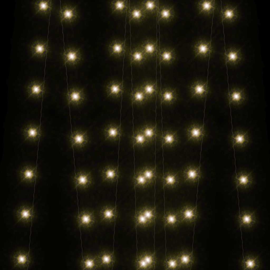 Luci Solari Fatate 5 pz 5x200 LED Bianco Caldo Interni Esterni