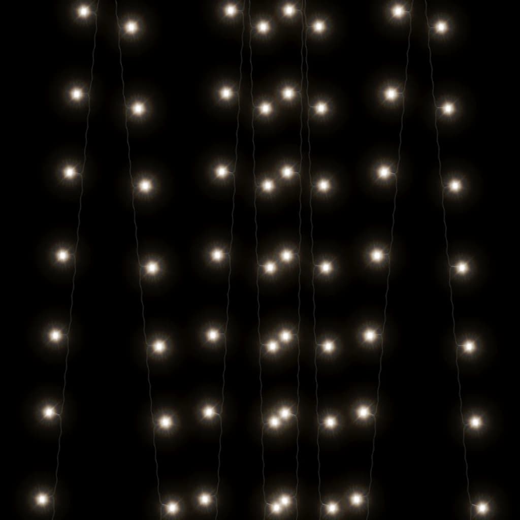 Luci Solari Fatate 5 pz 5x200 LED Bianco Freddo Interni Esterni