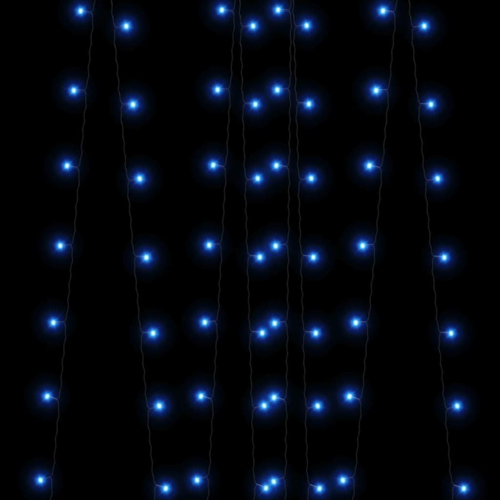 Luci Solari Fatate 5 pz 5x200 LED Blu Interni Esterni