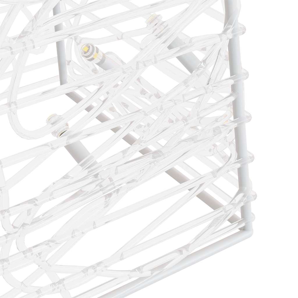 Cono Luce LED Decorativo Acrilico Bianco Freddo 120 cm