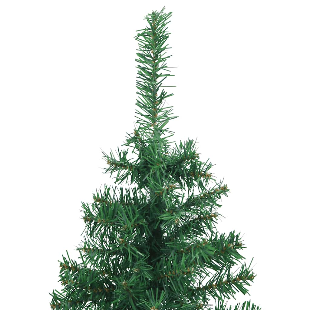 Albero di Natale Artificiale ad Angolo con Supporto Verde 120 cm PVC