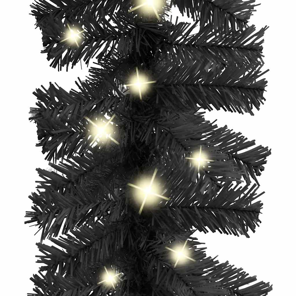 Ghirlanda Natalizia con Luci a LED 10 m Nera