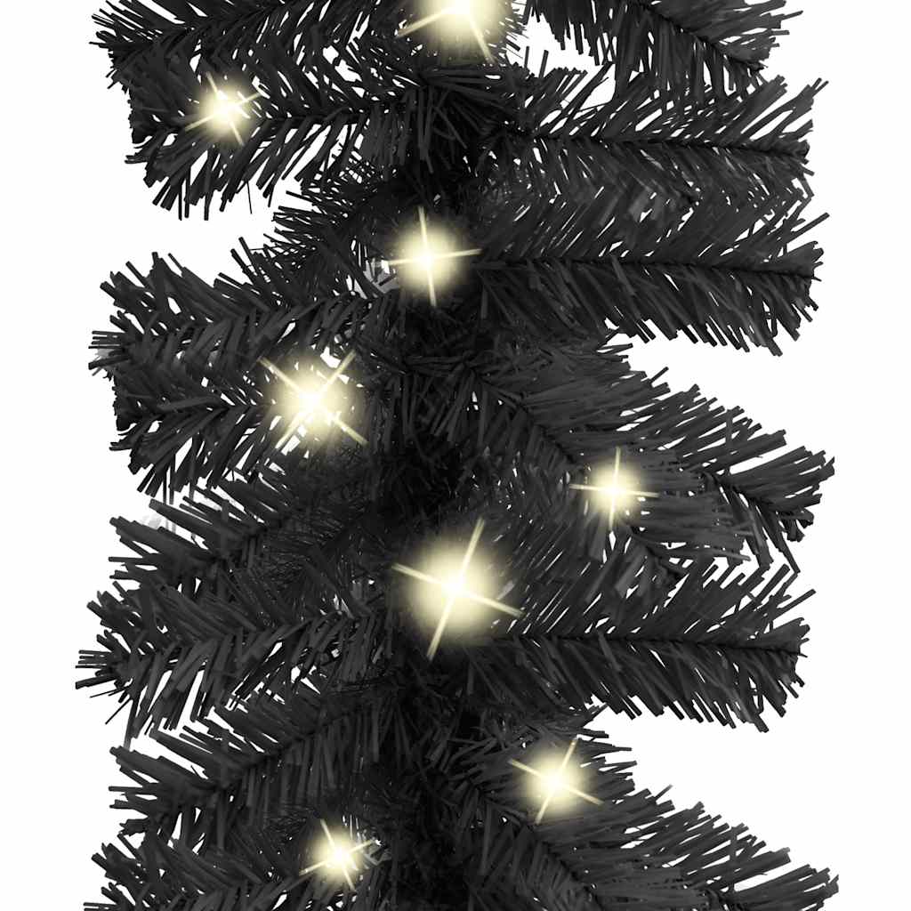 Ghirlanda Natalizia con Luci a LED 20 m Nera