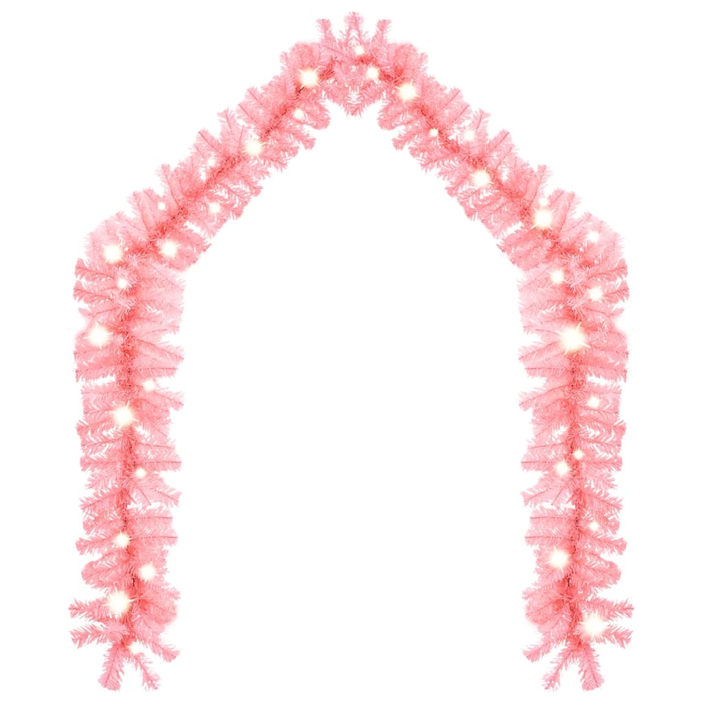 Ghirlanda Natalizia con Luci a LED 5 m Rosa