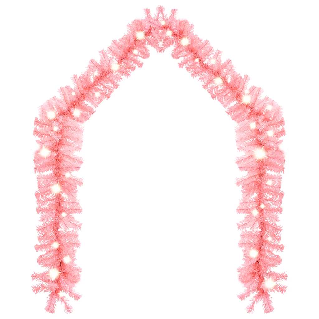 Ghirlanda Natalizia con Luci a LED 10 m Rosa