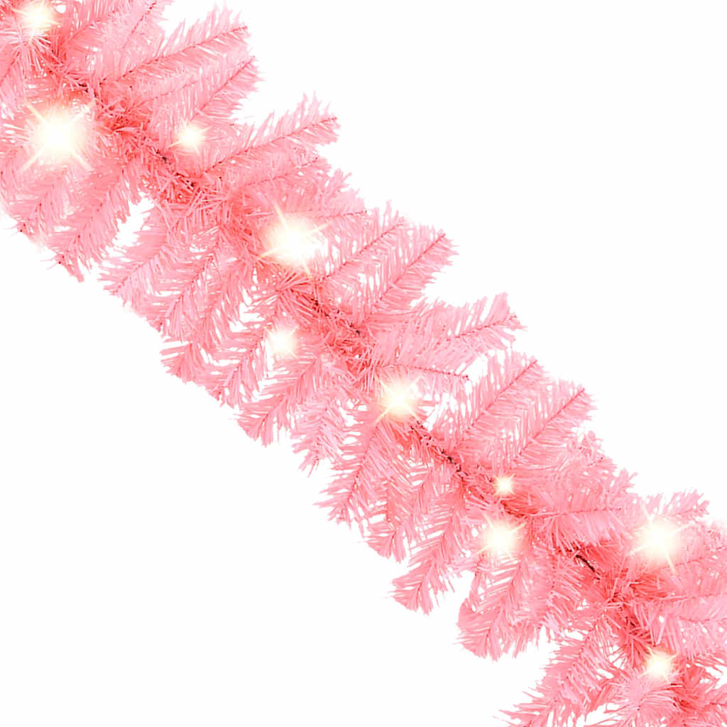 Ghirlanda Natalizia con Luci a LED 10 m Rosa