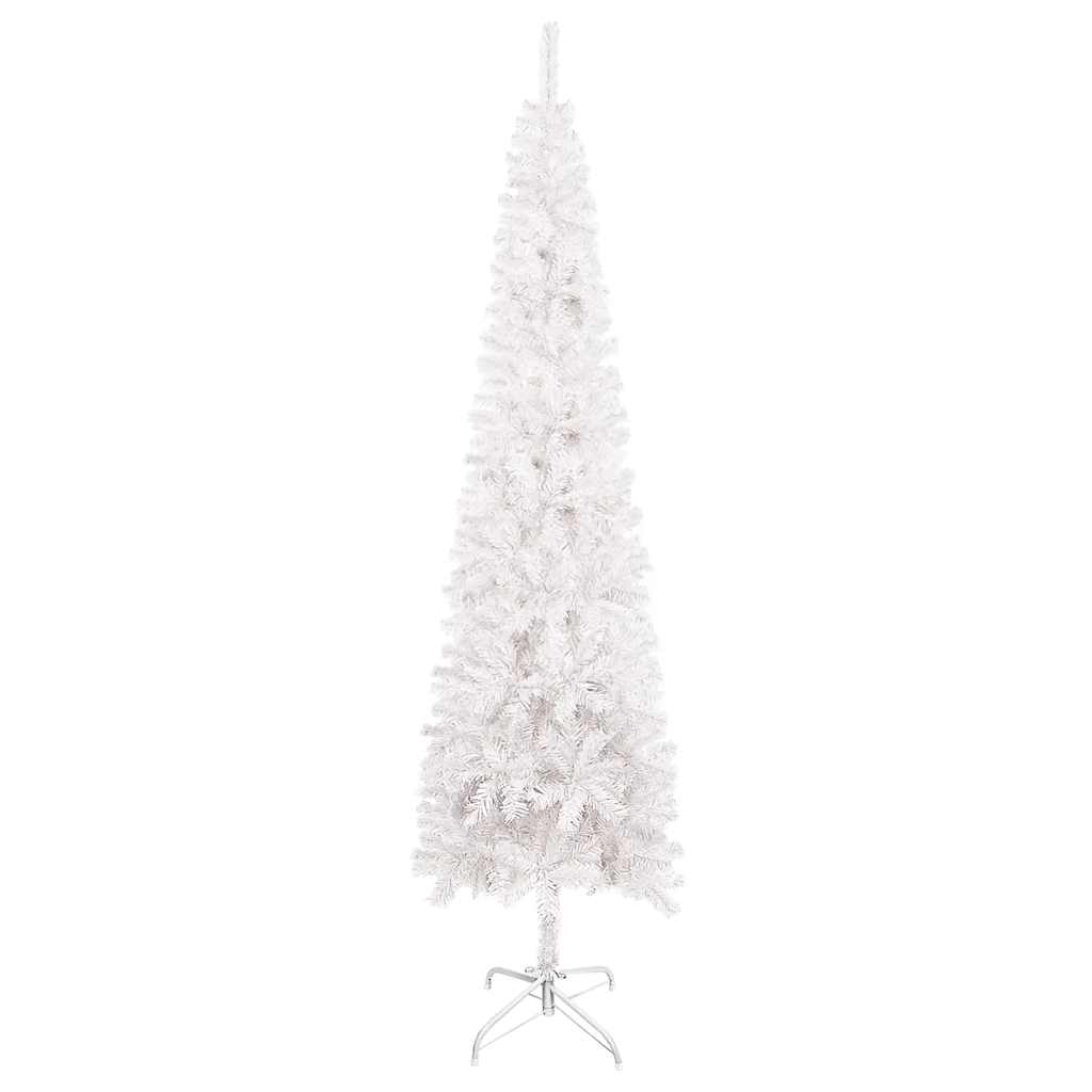 Albero di Natale Sottile Bianco 150 cm