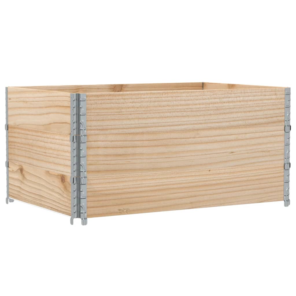 Fioriera da Giardino Marrone 120x80 cm Legno Massello di Pino