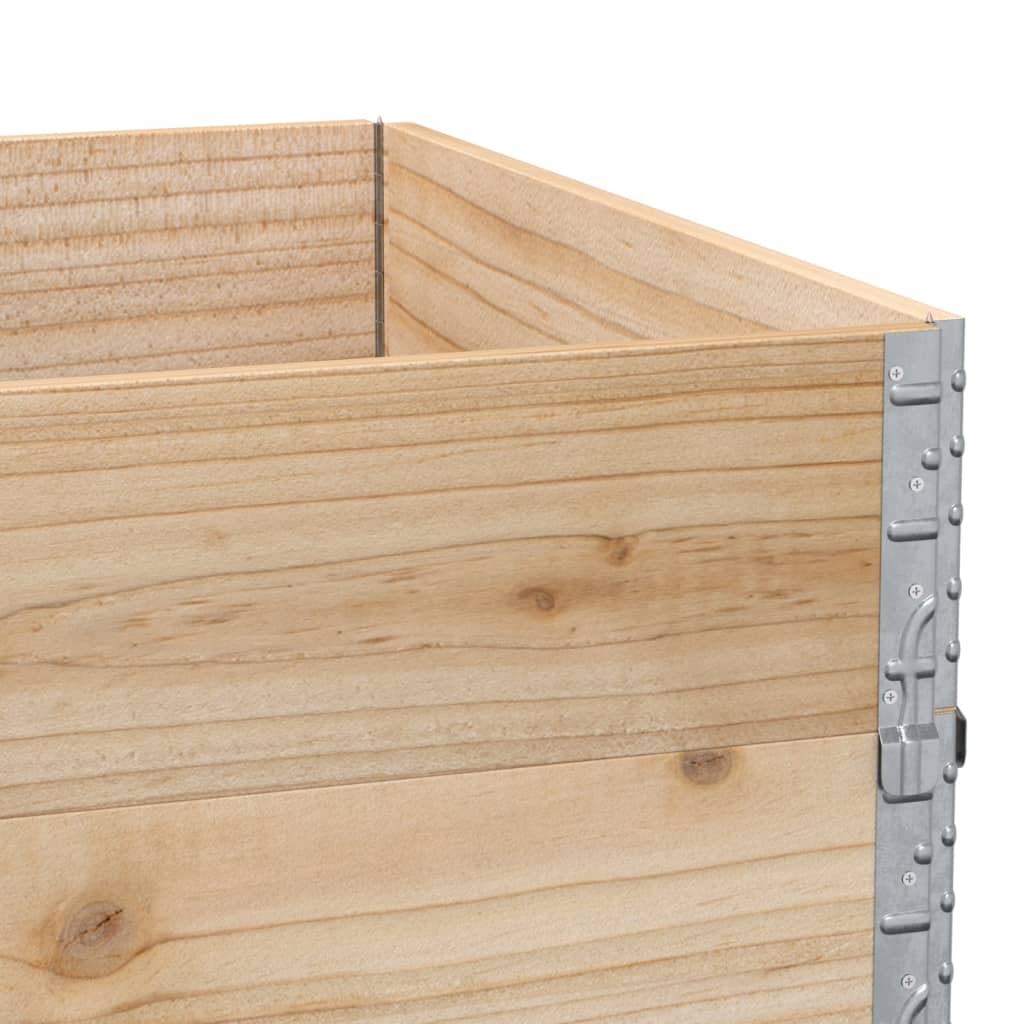 Fioriera da Giardino Marrone 120x80 cm Legno Massello di Pino