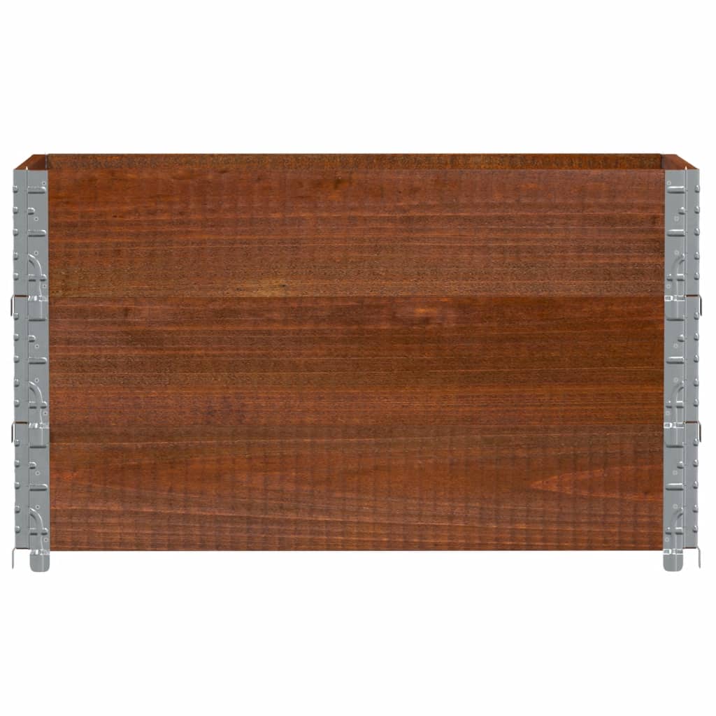 Fioriera da Giardino Marrone 100x50 cm Legno Massello di Pino
