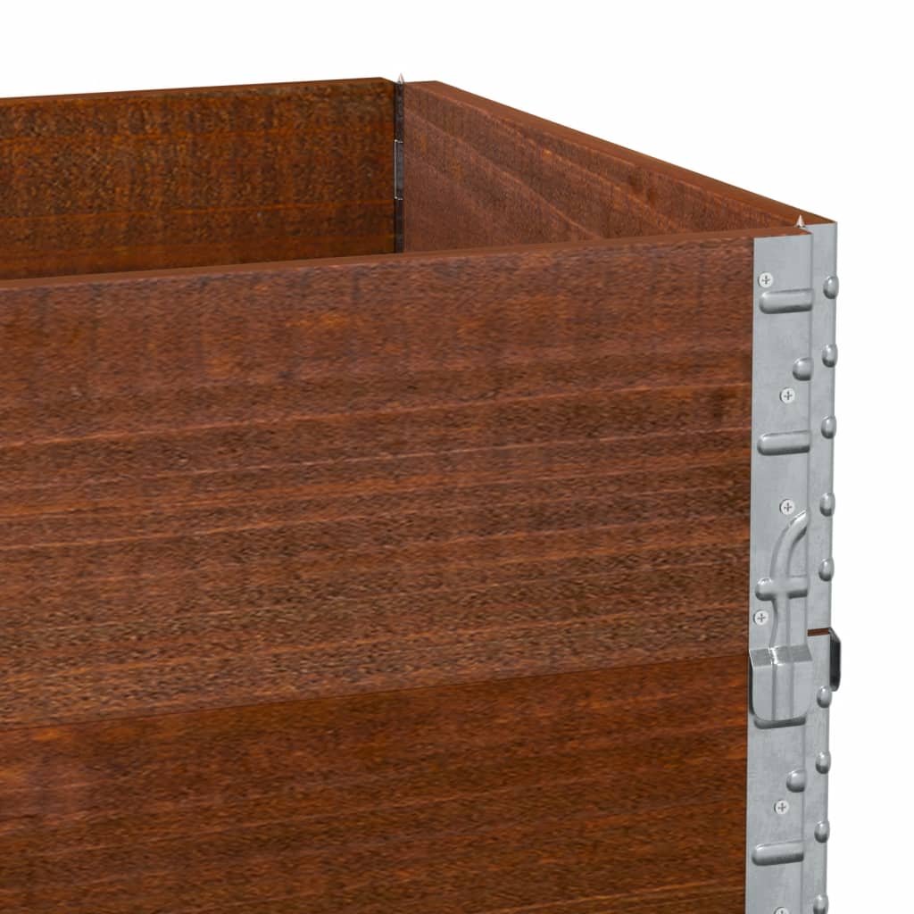 Fioriera da Giardino Marrone 100x50 cm Legno Massello di Pino