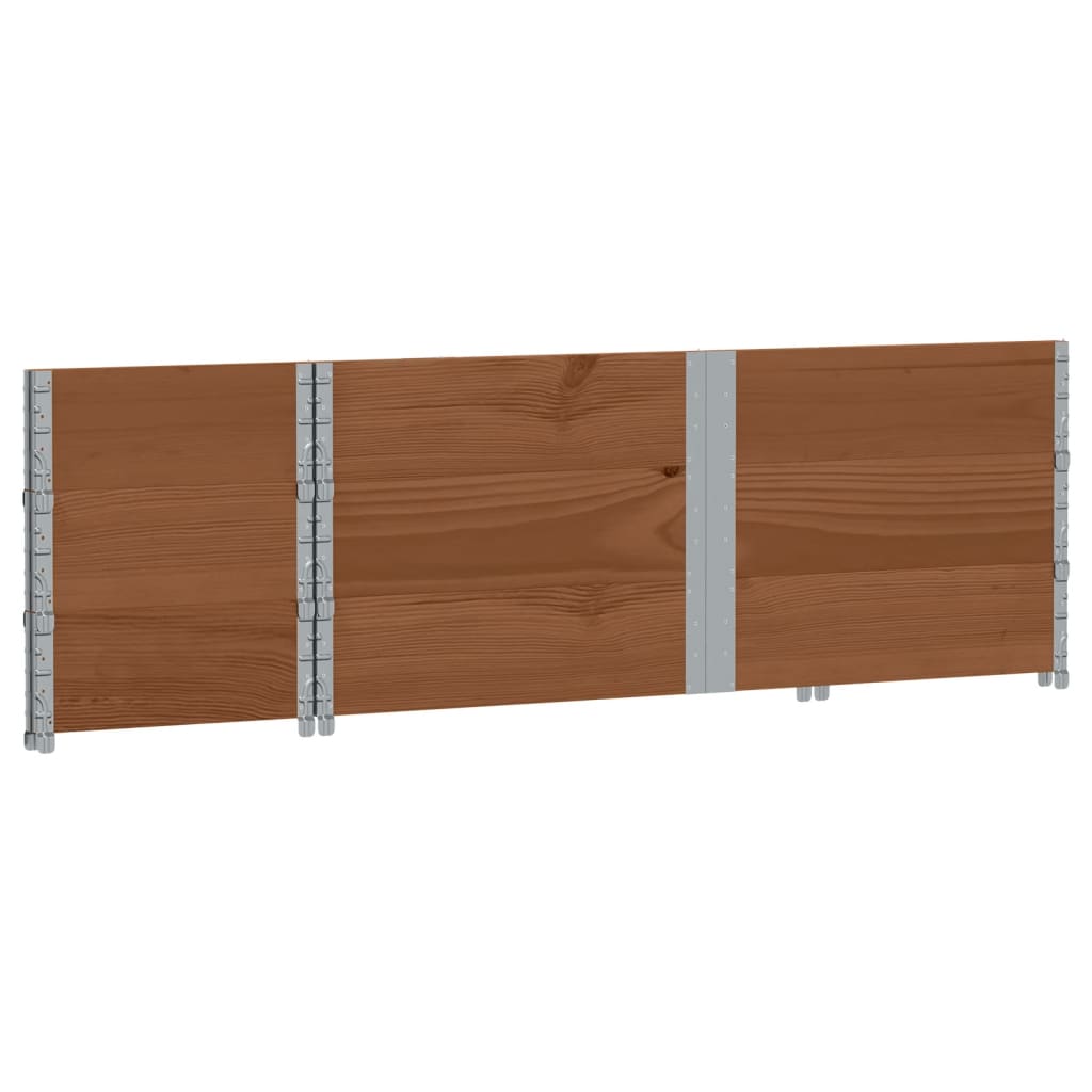 Poggiapiedi da Giardino Marrone 150x50cm Legno Massello di Pino