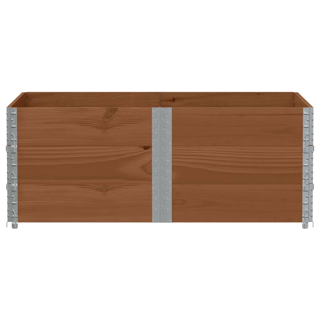 Fioriera da Giardino Marrone 150x100 cm Legno Massello di Pino