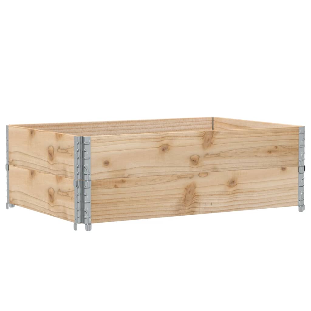 Fioriera da Giardino Marrone 120x80 cm Legno Massello di Pino