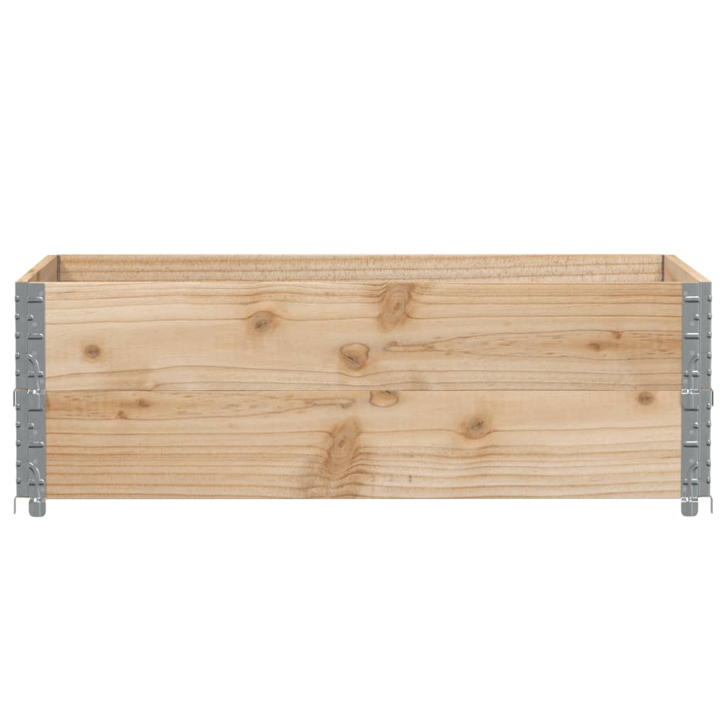 Fioriera da Giardino Marrone 120x80 cm Legno Massello di Pino