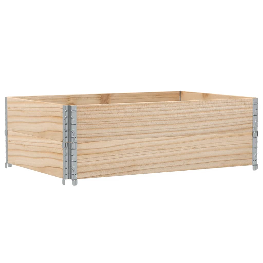 Fioriera da Giardino Marrone 120x80 cm Legno Massello di Pino