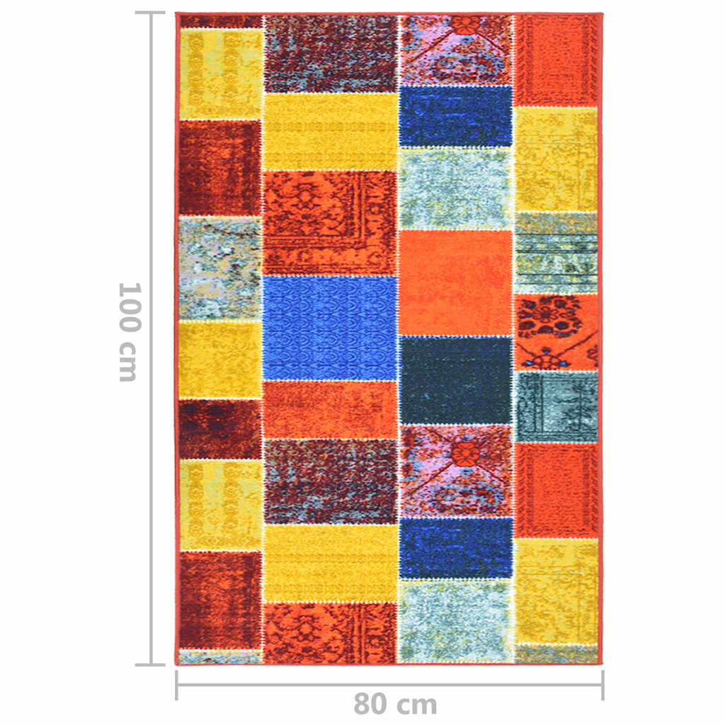 Tappeto Corsia Multicolore 80x100 cm