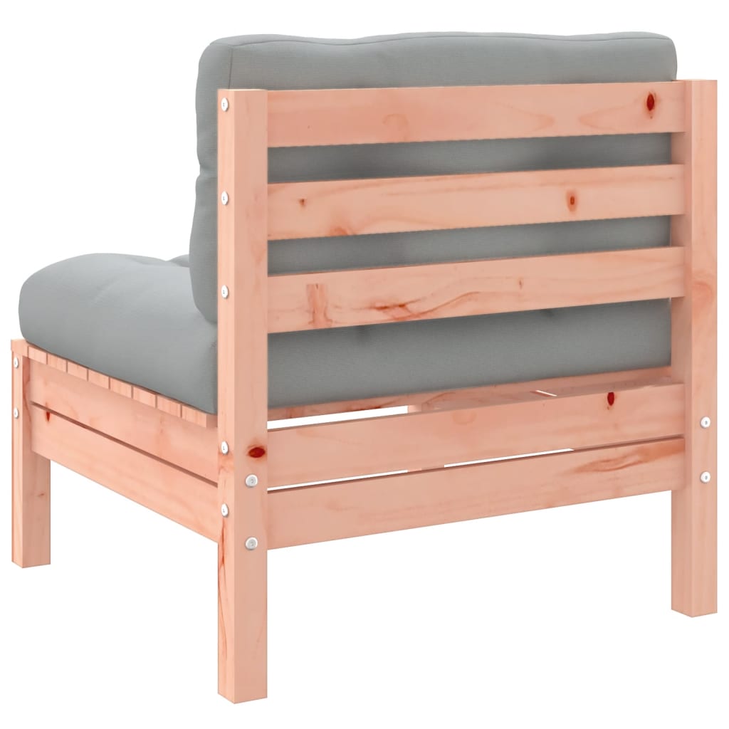Set Divani Giardino 4 pz Cuscini Legno Massello Abete Douglas