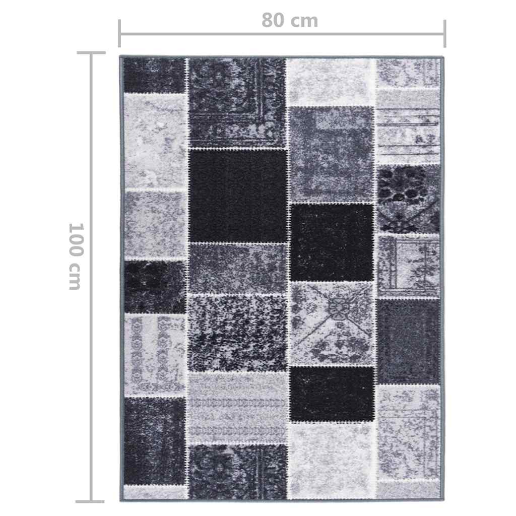 Tappeto Corsia Grigio 80x100 cm