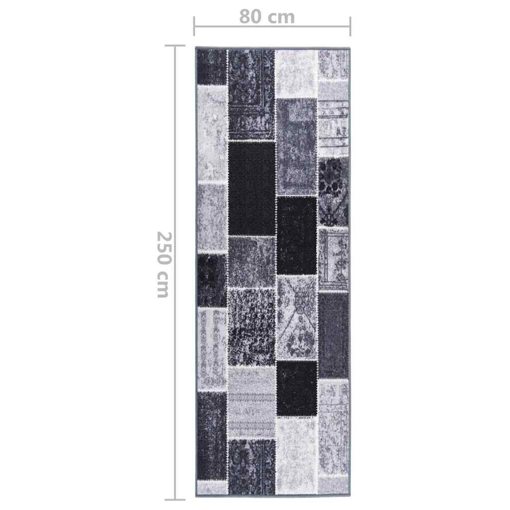 Tappeto Corsia Grigio 80x250 cm