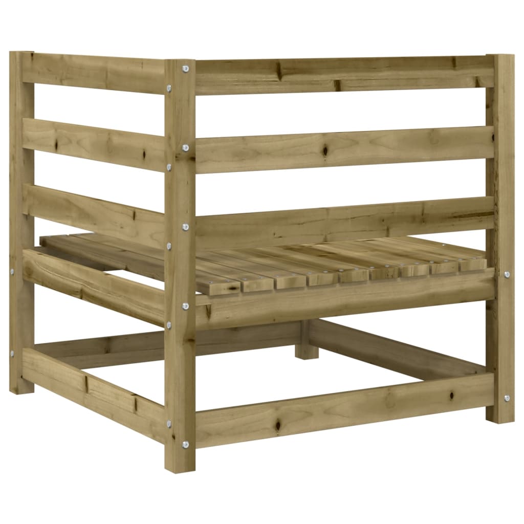 Set Divani da Giardino 6 pz in Legno Impregnato di Pino
