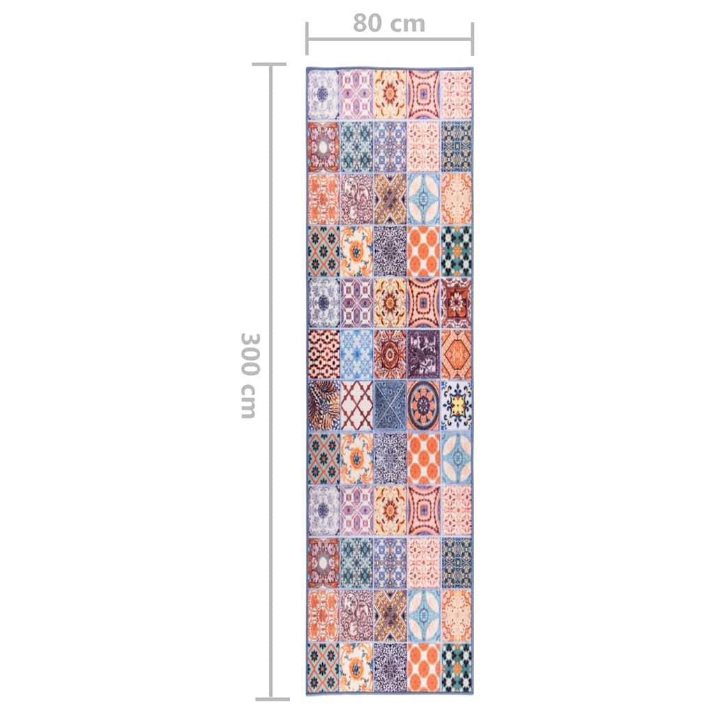 Tappeto Corsia Mosaico 80x300 cm
