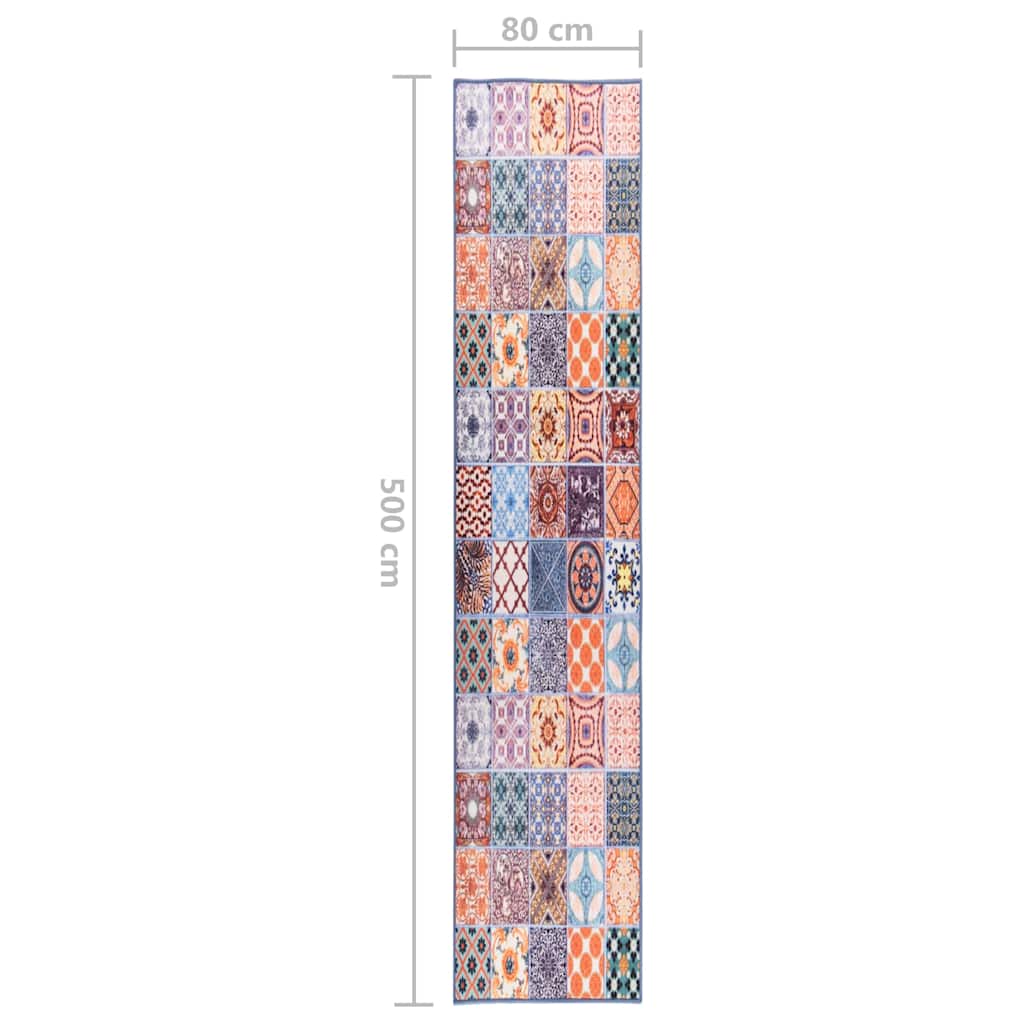 Tappeto Corsia a Mosaico 80x500 cm