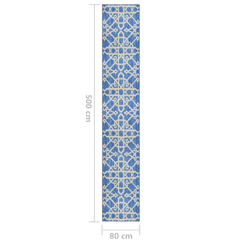 Tappeto Corsia Blu 80x500 cm