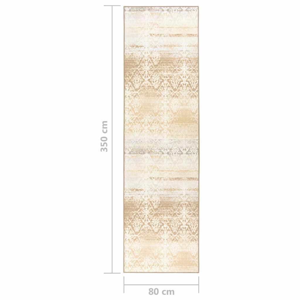 Tappeto Corsia Oro 80x350 cm