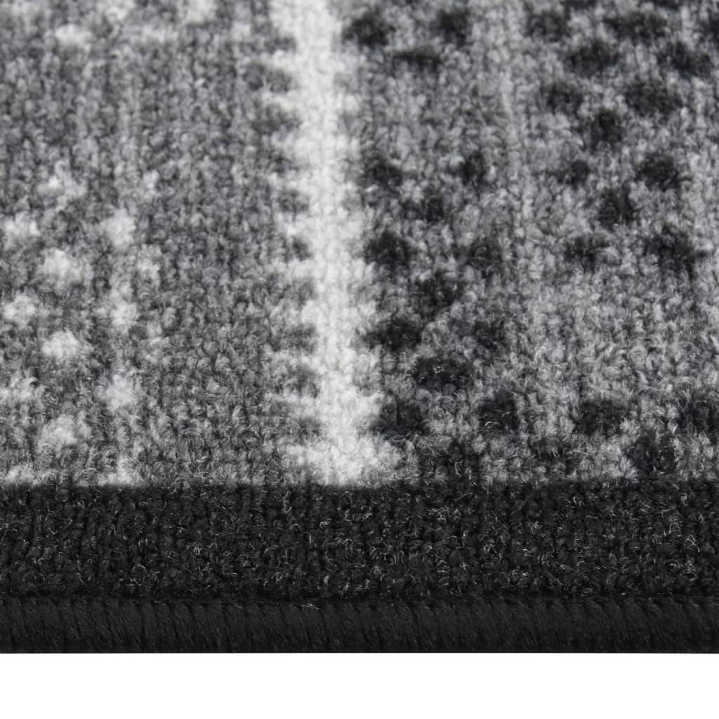 Tappeto Corsia Nero 80x100 cm