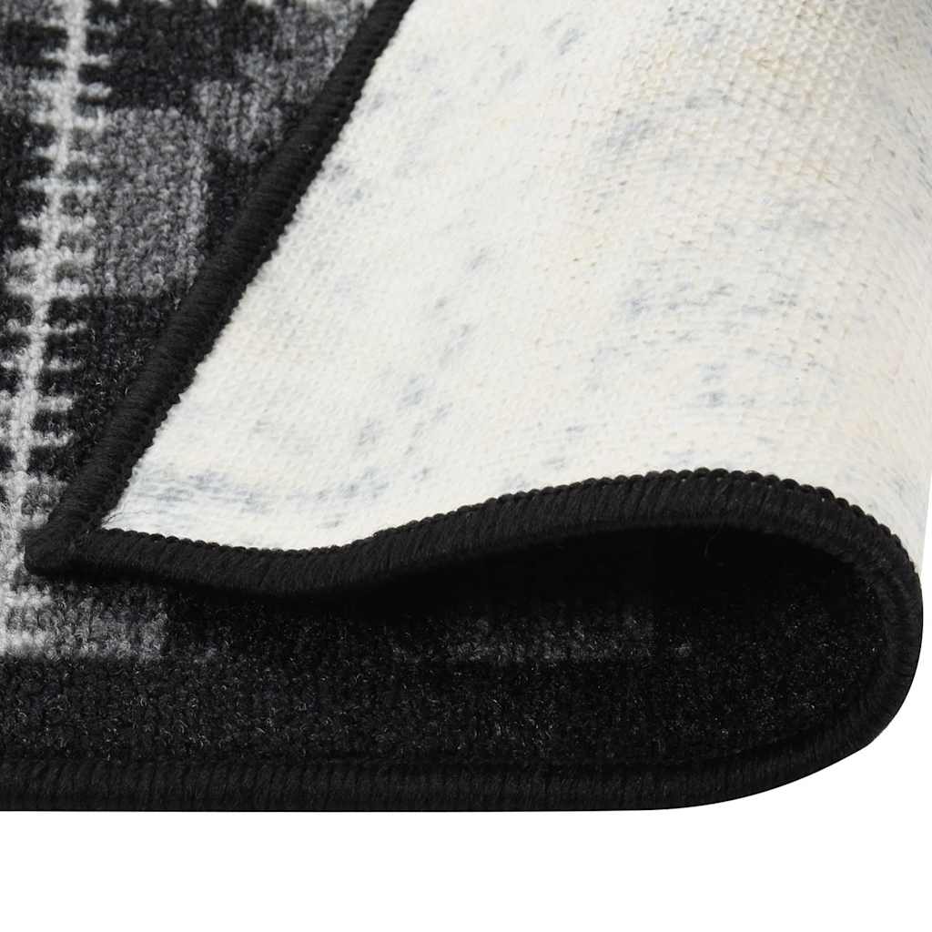 Tappeto Corsia Nero 80x350 cm