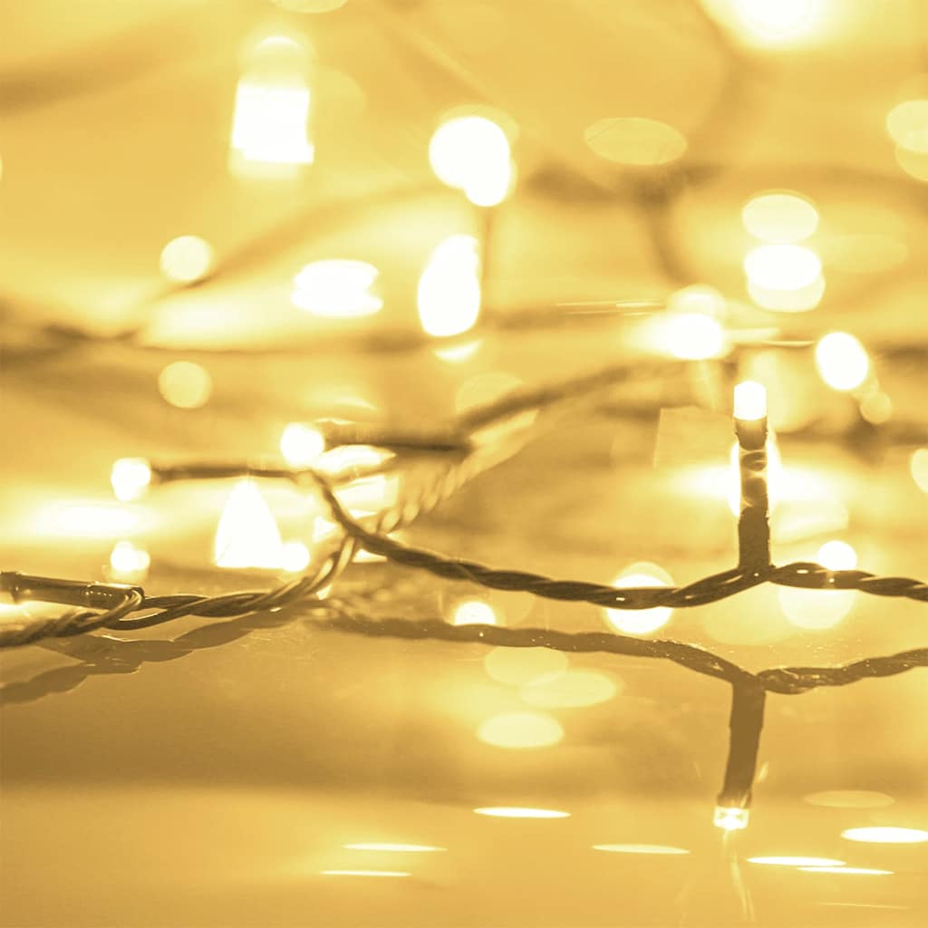 Stringa di Luci con 300 LED Bianco Caldo 30 m in PVC