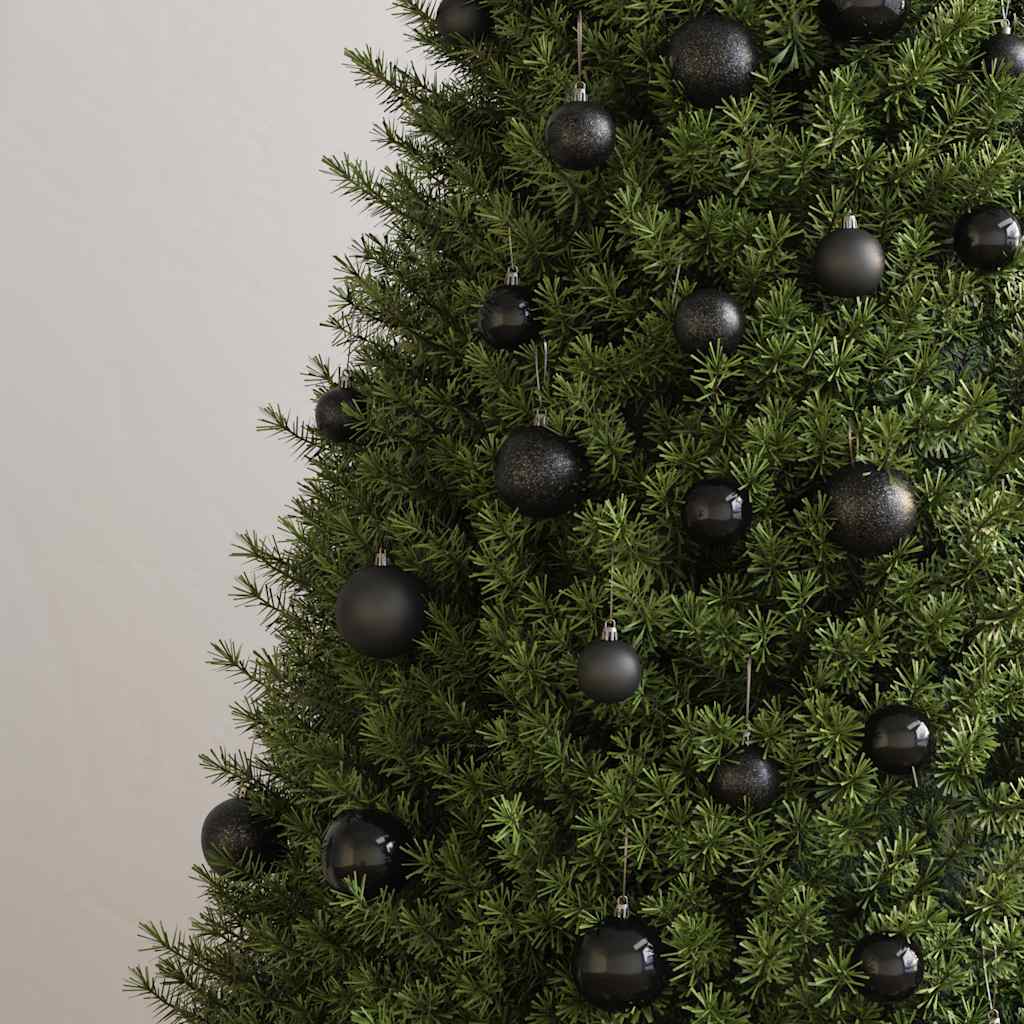 Set Palline di Natale 100 pz Nero